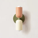 GobekUsa Cream Double Head Wall Lamp: Nordic Medieval Design for Bedroom, Children's Room, Study