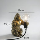 GobekUsa King Kong Resin Night Light: Customizable LED Table Lamp for Modern Living Spaces