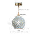 GobekUsa French Minimalism Ceramic LED Pendant Light for Home Decor