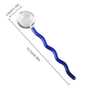 GobekUsa Glass Spoon Coffee Stirring Rod for Home Cafe, Dessert Jam Scoop