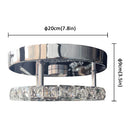 GobekUsa Crystal Ceiling Lamp Smart LED Chandelier Remote Control Hanging Decor