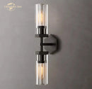 GobekUsa Crystal Hexagonal Sconce: Modern Wall Lamp for Bathroom, Living Room, Bedroom