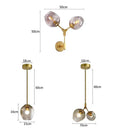 GobekUsa Black Gold Glass Wall Lamps for Modern Home Decoration Lighting