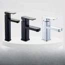 GobekUsa Black Basin Faucet Two-in-One Hot Cold Mixer for Bathroom Sink