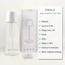 GobekUsa Crystal LED Rechargeable Table Lamp - Elegant Cordless Hotel Restaurant Bar Light