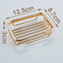 GobekUsa Glass Soap Dish Wall Mounted Soap Basket for Bathroom Toilet Balcony