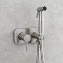 GobekUsa Brass Bidet Sprayer Set with Hot and Cold Faucet - High Pressure Toilet Shower