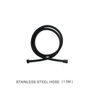 GobekUsa Black Shower Slider Adjustable Rail Set 3 Functions Simple Style 1.5M Hose