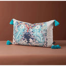 GobekUsa Handmade Lumbar Pillow Case Lion Dog Floral Decorative Cover