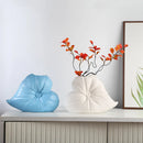 GobekUsa Fluffy Heart Vase: Ceramic Handicraft Home Decor Accessory