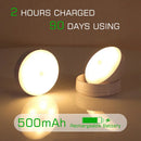 GobekUsa 360° Rotate Night Light USB Rechargeable Magnet Wall Lamp for Staircase Bedroom