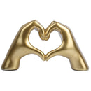 GobekUsa Loving Gesture Heart Sculpture: Home Decor, Wedding Gift, Valentine's Day Decor