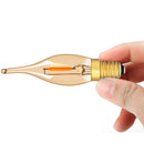 GobekUsa Amber Glass LED Candle Light Bulb 2200K Retro C22TG Candelabra Night Decor E12 E14