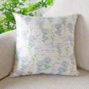 GobekUsa Jacquard Floral Pillow Cover 45x45cm Pink Green Blue Soft Smooth Touch