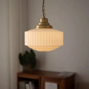 GobekUsa Brass Glass Pendant Lights LED E27 Gold Lustre Ceiling Lamp