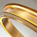 GobekUsa Gold Ring Chandelier: Modern Italian Design for Stylish Living Spaces
