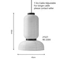 GobekUsa Handmade White Paper Chandelier for Home and Restaurant