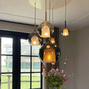 GobekUsa Designer Glass Chandelier Pendant Light for Dining Room Kitchen Loft Home Decor