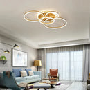 GobekUsa Gold LED Chandelier for Living Study Room Indoor Lighting Luminaire