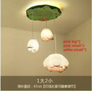 GobekUsa Lotus Glass Pendant Lamp: Elegant Pink Lotus Lighting for Home Decor