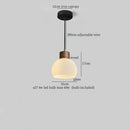 GobekUsa Glass LED Pendant Light - Modern Nordic Hanging Lamp for Home and Dining