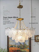 GobekUsa Crystal Chandelier: Modern Chic Pearl Light for Elegant Home Decor