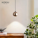 GobekUsa Gold Metal Luster Pendant for Bedside & Kitchen Island - Minimalist LED Hanging Light