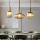Modern Ring Glass Pendant Light
