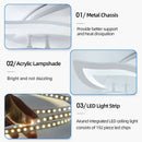 GobekUsa LED Ceiling Light Chandelier Remote Control Dimmable Art Decor for Living Room Home Bedroom