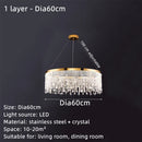 GobekUsa Crystal Water Curtain Pendant Chandelier - Luxury LED Lighting for Home, Hotel, and More