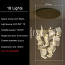 GobekUsa LED Modern Ceiling Chandelier for Living Room Staircase Restaurant Attic Home