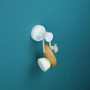 GobekUsa Bathroom Accessory Set: Towel Rack, Toilet Brush, Paper Holder, Toothbrush Holder, Soap Tray