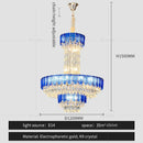 GobekUsa Crystal Chandelier: Postmodern Multi-layer Luxury for Living Room, Hotel Lobby, and Villa