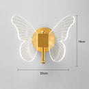 GobekUsa Butterfly Wall Lamp: Nordic Style Indoor Lighting Fixture for Bedroom and Living Room