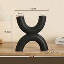 GobekUsa Geometric Ceramic Candle Holder Ornaments - Home Decor Accessories