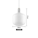 GobekUsa Industrial Stained Glass Pendant Lamp LED Hanging Lights for Dining & Living Room