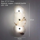 GobekUsa Brass Wall Lamp for Modern Light Luxury Living Room or Bedroom