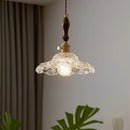 GobekUsa LED Pendant Lamp Elegant Copper Glass Modern Style Hanging Light Fixtures