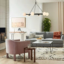 GobekUsa Glass Ball Chandelier LED Hanging Lamp Modern Nordic Style Pendant Light