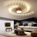 GobekUsa LED Firework Chandelier: Modern Nordic Living Room Bedroom Pendant Light Fixtures