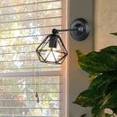 GobekUsa LED Iron Cage Wall Light for Home Bedroom Kitchen Decor