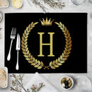 GobekUsa Kitchen Table Mats Set of 4, 42*32cm, Cotton Linen Coasters for Dining Home Decor
