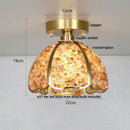 GobekUsa Column Glass Crystal Ceiling Light for Nordic Modern Home Decor