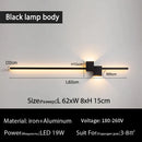 GobekUsa LED Interior Wall Lamp Black White Room Decor Modern Minimalist Lighting