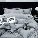 GobekUsa 1200TC Egyptian Cotton Bedding Set with Hollow Lace Broad Side