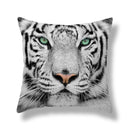 GobekUsa Brave Tiger Pattern Print Pillowcase, Super Peach Skin Cushion Cover