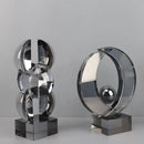 GobekUsa Geometric Crystal Sculpture Home Decor Figurine