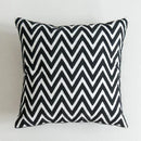 GobekUsa Black White Embroidered Cushion Cover 45x45cm Sofa Bed Chair Home Decor
