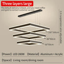 GobekUsa Large Chandelier: Nordic Loft Staircase Pendant Light