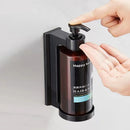 GobekUsa Amber Soap Dispenser & Shampoo Bottles Set for Drill-Free Bathroom Storage